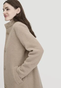 Wollfleece Mantel Regular aus reiner Bio-Merinowolle von hessnatur
