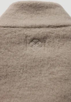Wollfleece Mantel Regular aus reiner Bio-Merinowolle von hessnatur
