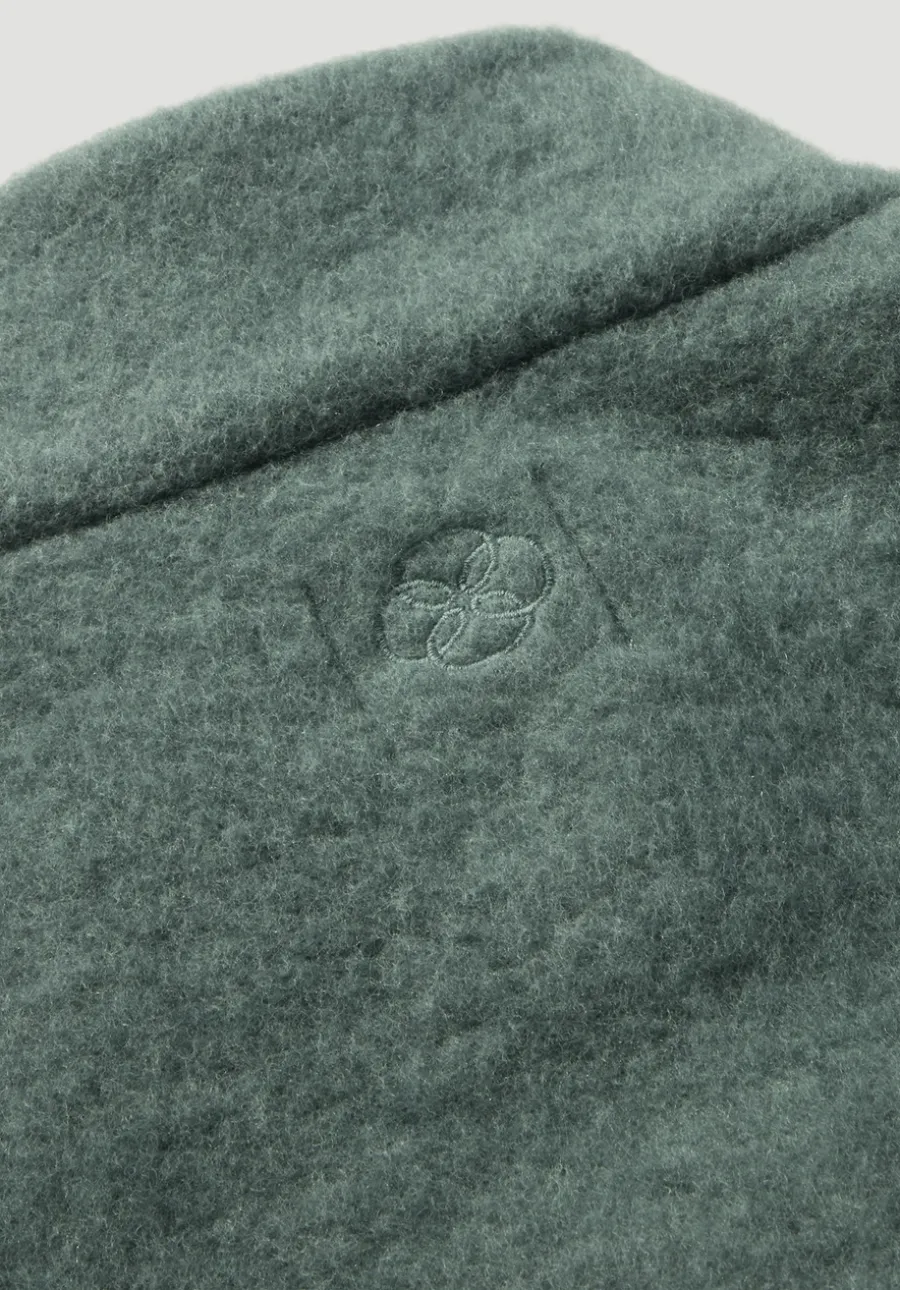 Wollfleece Mantel Regular aus reiner Bio-Merinowolle von hessnatur