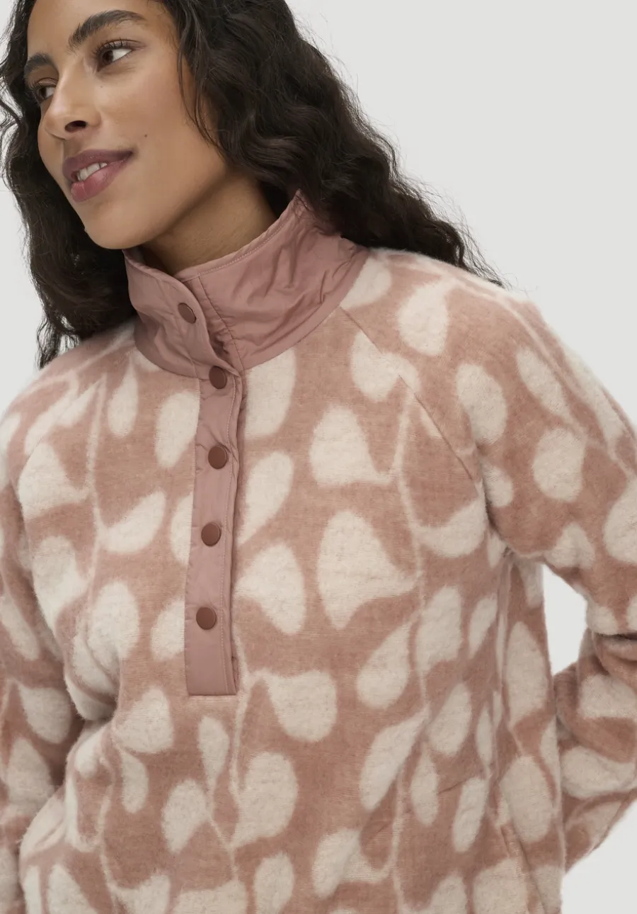 Wollfleece Troyer Relaxed aus Bio-Merinowolle mit Bio-Baumwolle von hessnatur