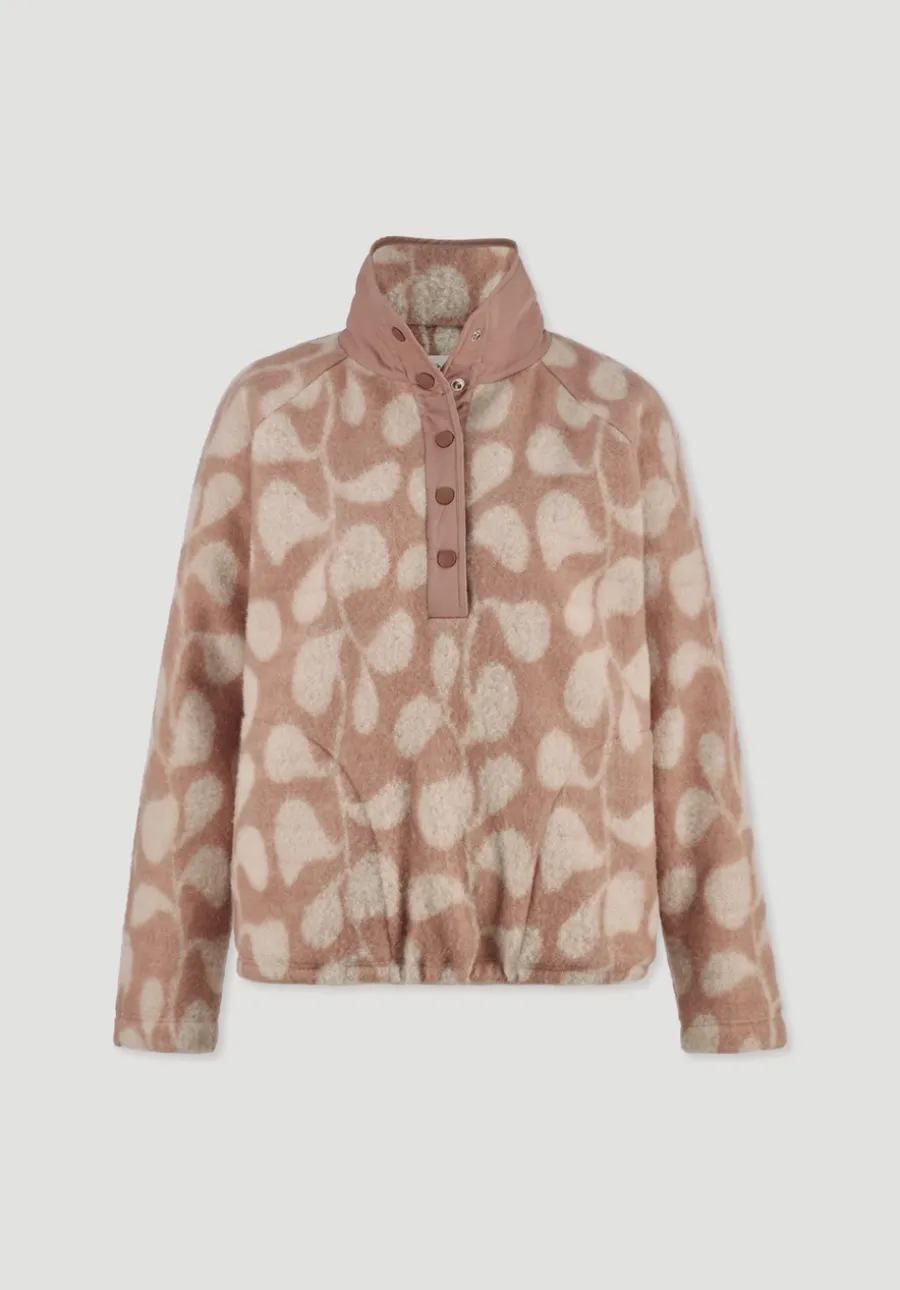 Wollfleece Troyer Relaxed aus Bio-Merinowolle mit Bio-Baumwolle von hessnatur