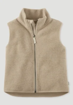 Wollfleece Weste aus reiner Bio-Merinowolle von hessnatur