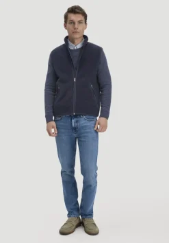 Wollfleece Weste Regular aus reiner Bio-Merinowolle von hessnatur