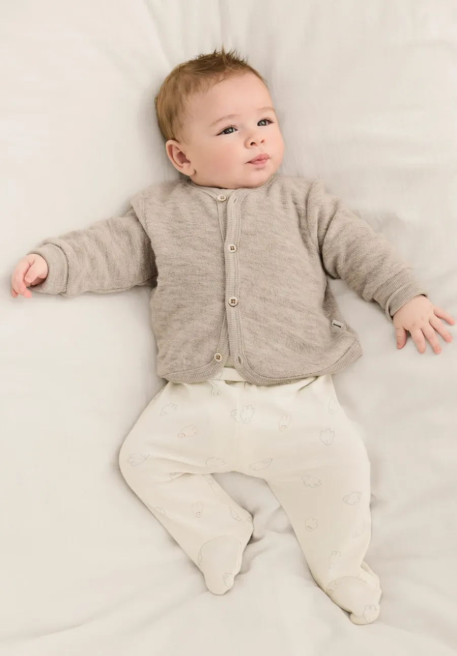 Wollfrottee Jacke aus reiner Bio-Merinowolle von hessnatur