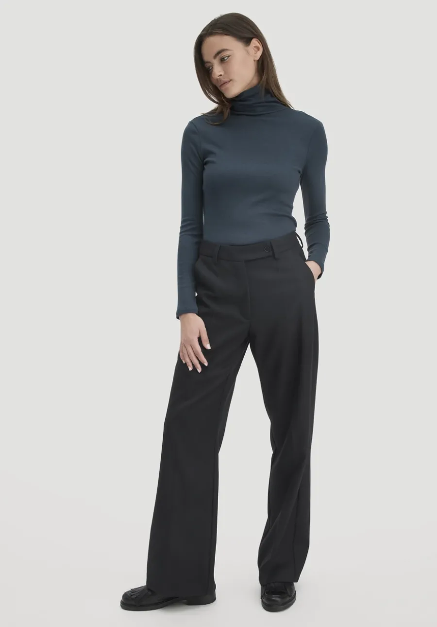 Wollhose Straight Leg Relaxed aus reiner Bio-Merinowolle von hessnatur