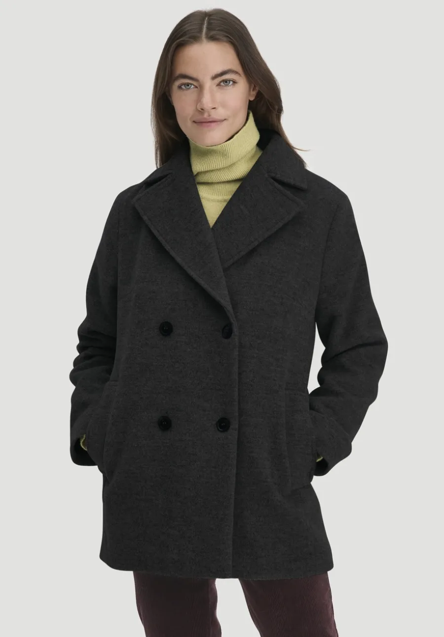 Wolljacke Caban Relaxed aus reiner Bio-Schurwolle von hessnatur