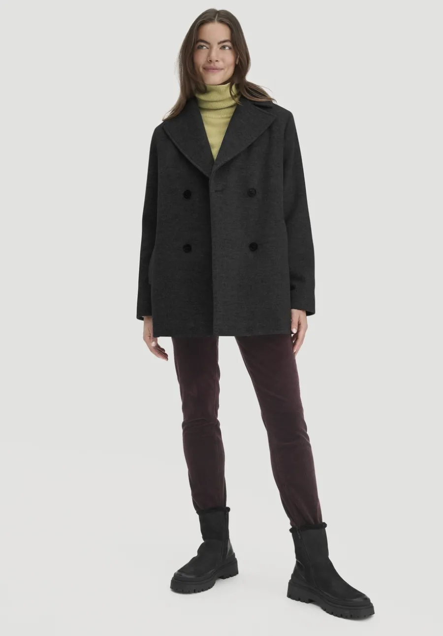 Wolljacke Caban Relaxed aus reiner Bio-Schurwolle von hessnatur