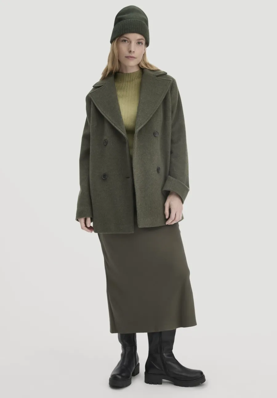 Wolljacke Caban Relaxed aus reiner Bio-Schurwolle von hessnatur