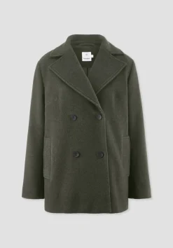 Wolljacke Caban Relaxed aus reiner Bio-Schurwolle von hessnatur
