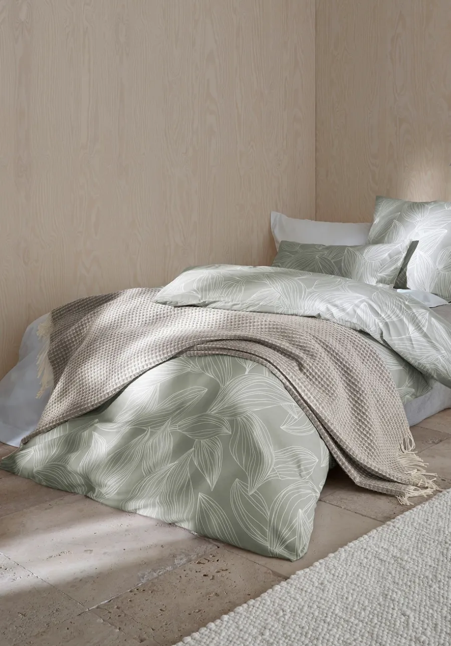 Wollmix Waffle Plaid YARA aus Bio-Lambswool mit Bio-Baumwolle von hessnatur