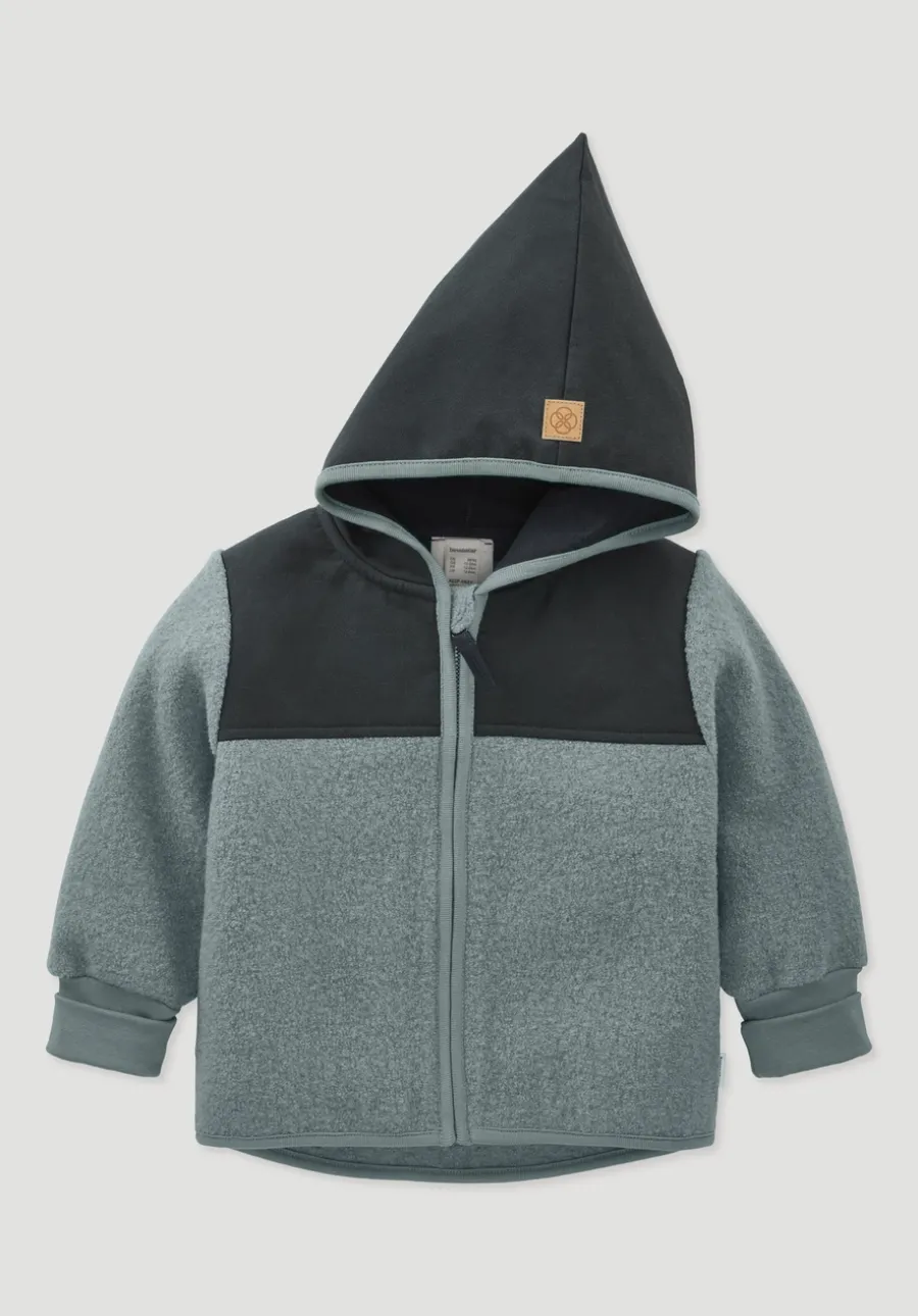 Wollwalk Jacke aus Bio-Merinowolle mit Softshell von hessnatur