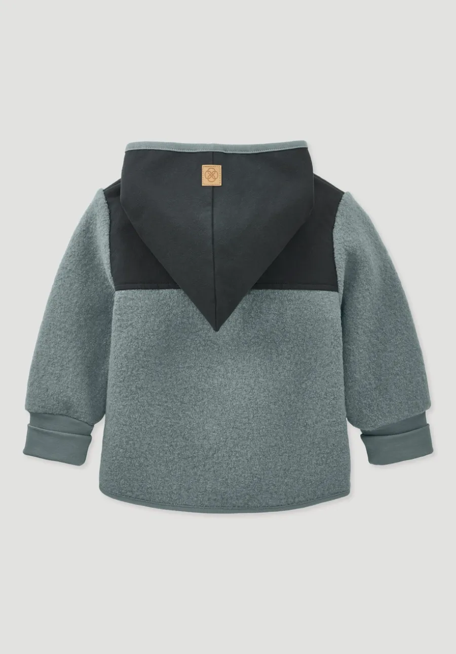 Wollwalk Jacke aus Bio-Merinowolle mit Softshell von hessnatur