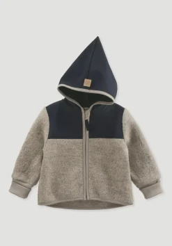 Wollwalk Jacke aus Bio-Merinowolle mit Softshell von hessnatur