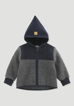 Wollwalk Jacke aus Bio-Merinowolle mit Softshell von hessnatur