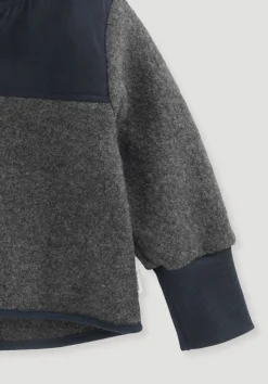 Wollwalk Jacke aus Bio-Merinowolle mit Softshell von hessnatur
