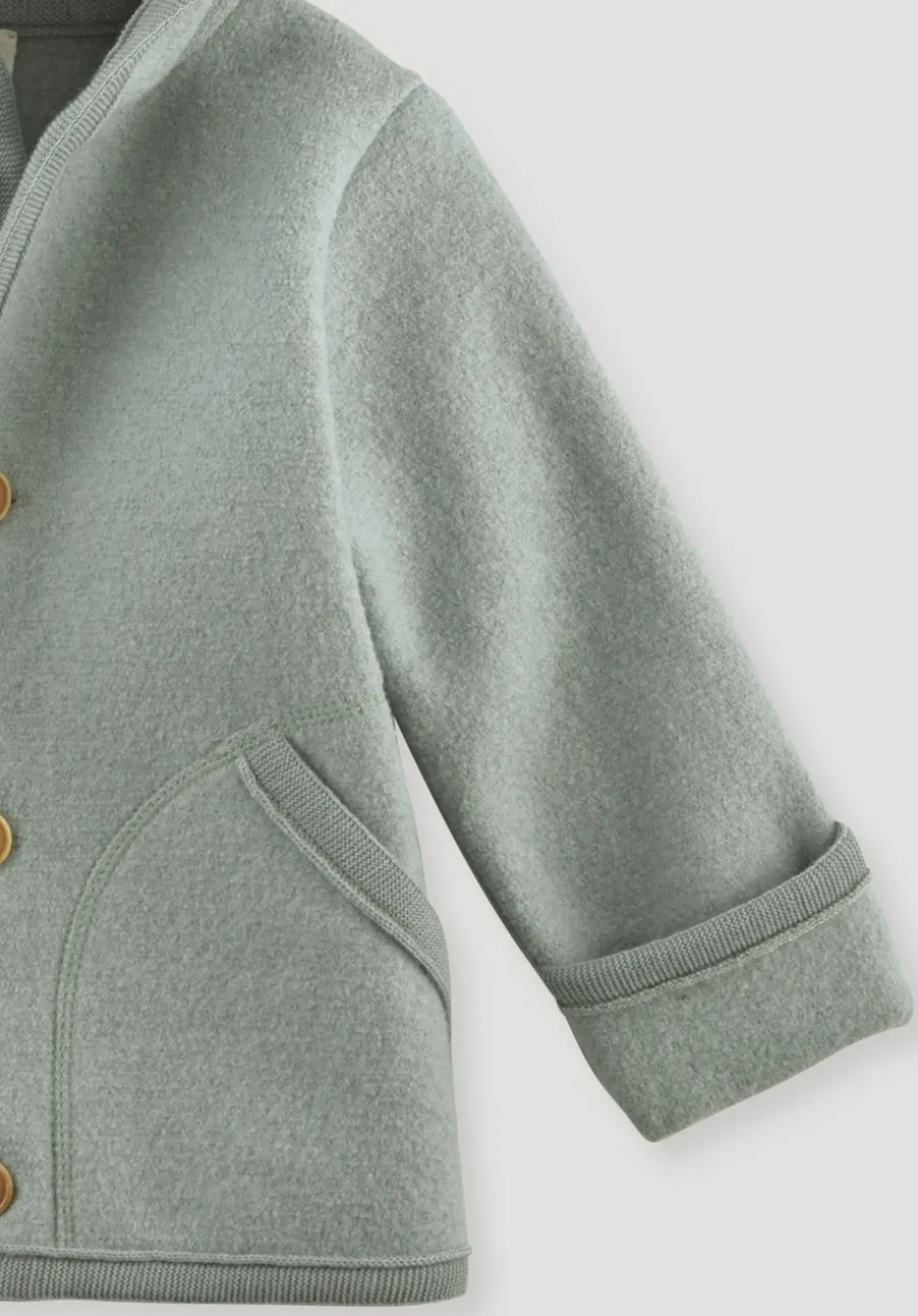 Wollwalk Jacke aus reiner Bio-Merinowolle von hessnatur