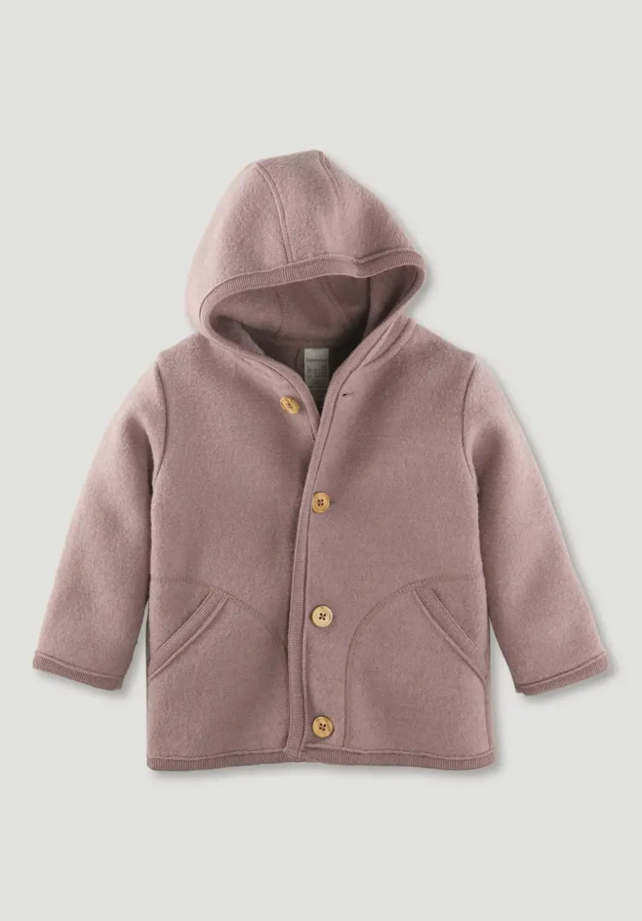 Wollwalk Jacke aus reiner Bio-Merinowolle von hessnatur