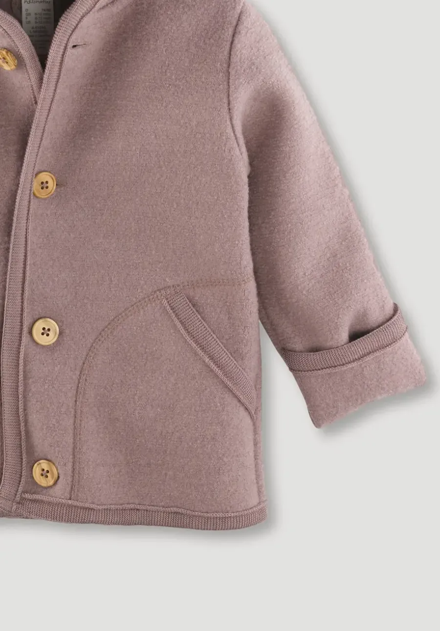 Wollwalk Jacke aus reiner Bio-Merinowolle von hessnatur