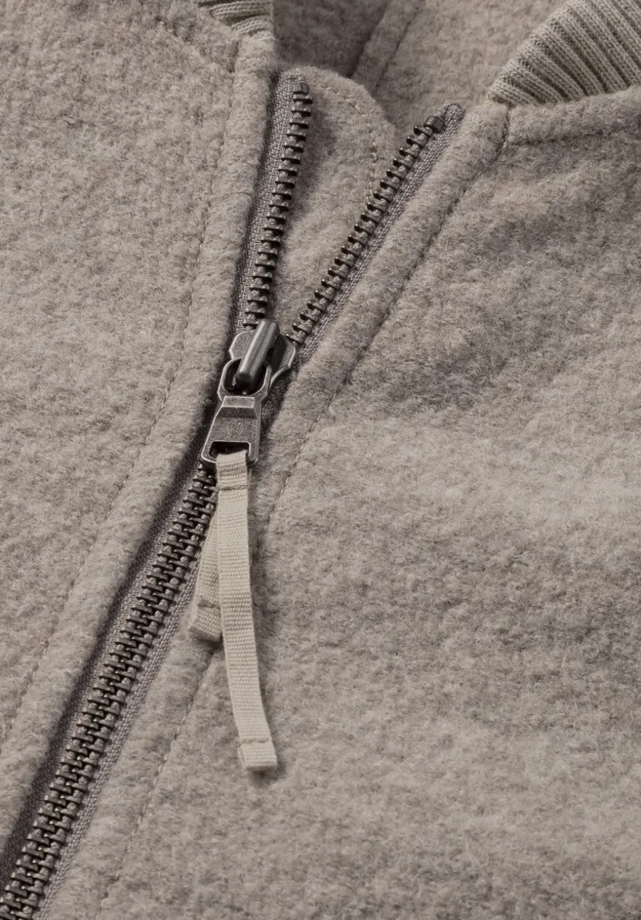 Wollwalk Jacke Relaxed aus reiner Bio-Merinowolle von hessnatur