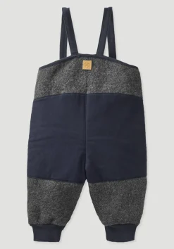 Wollwalk Latzhose aus Bio-Merinowolle mit Nature Shell von hessnatur