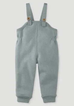 Wollwalk Latzhose aus reiner Bio-Merinowolle von hessnatur