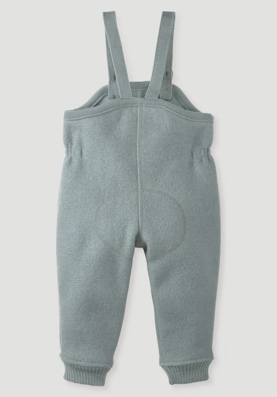 Wollwalk Latzhose aus reiner Bio-Merinowolle von hessnatur