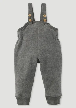 Wollwalk Latzhose aus reiner Bio-Merinowolle von hessnatur