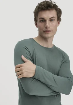 Wool-Silk Longsleeve aus Bio-Merinowolle mit Seide von hessnatur